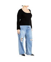 City Chic Plus Brooklyn Sweater
