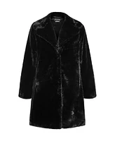 City Chic Plus Remi Faux Fur Coat