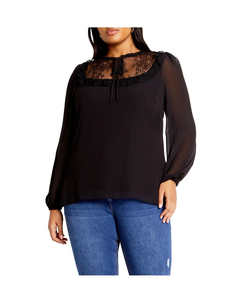 City Chic Plus Greta Top