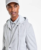 Alfani Men's Modern-Fit Knit Hooded Blazer, Exclusively at Macy's