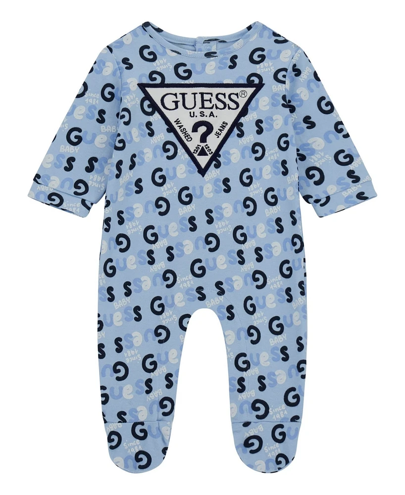 Guess Infants All-Over Print Interlock Coverall