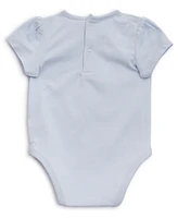 Guess Baby Girls Two Short Sleeve Bodysuits and Corresponding Shorts, 3-Piece Set