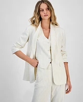 Bar Iii Women's Pinstriped Jacket, Exclusively at Macy's