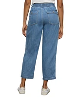 Sanctuary Women's Cruiser Cropped Wide-Leg Jeans