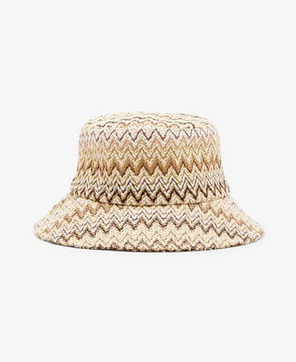Steve Madden Straw Bucket Hat