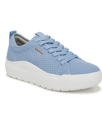 Dr. Scholl's Women's Time Off Knit Lace Up Platform Sneakers