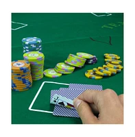 Slickblue Poker Knights Poker Chips 25-Pack - Clay Composite, $2 Denomination for Card Games