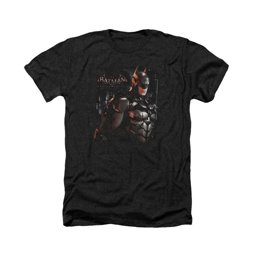 Batman Big & Tall Arkham Knight Dark Adult Heather Tee / T-Shirt