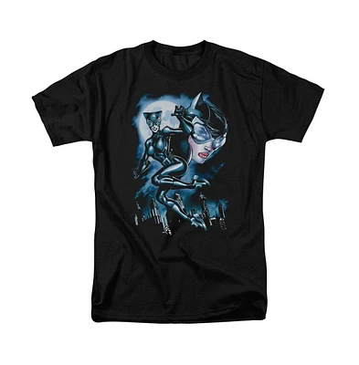 Batman Big & Tall Moonlight Cat Short Sleeve Adult Tee / T-Shirt