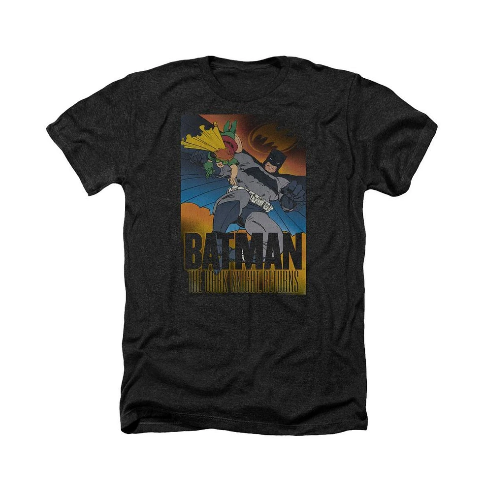 Batman Men's Dk Returns Adult Heather Tee / T-Shirt