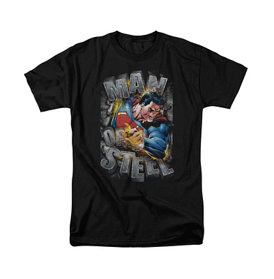 Superman Big & Tall Ripping Steel Short Sleeve Adult Tee / T-Shirt