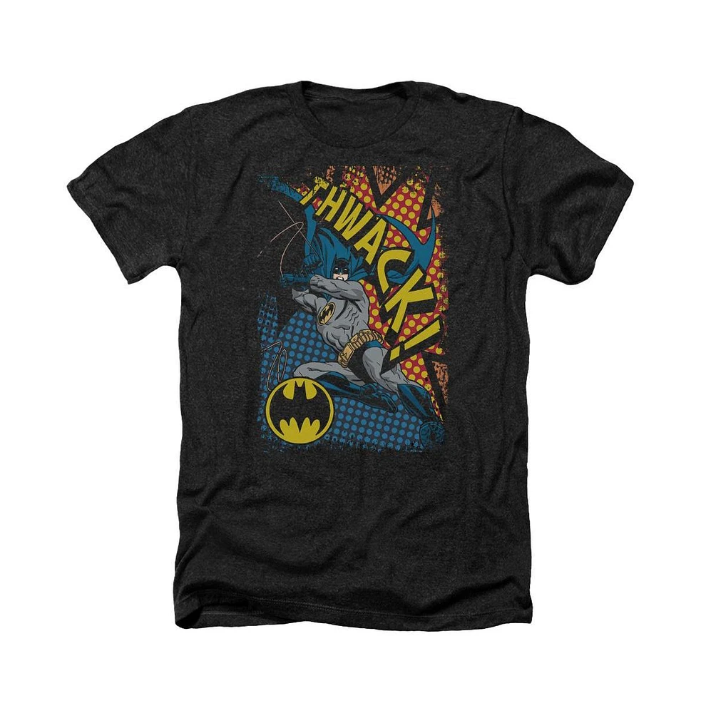 Batman Men's Thwack Adult Heather Tee / T-Shirt