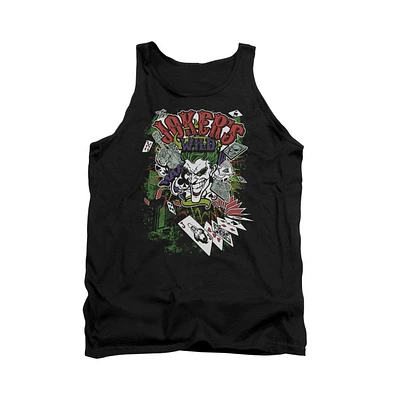 Batman Men's Jokers Wild Adult Tank Top