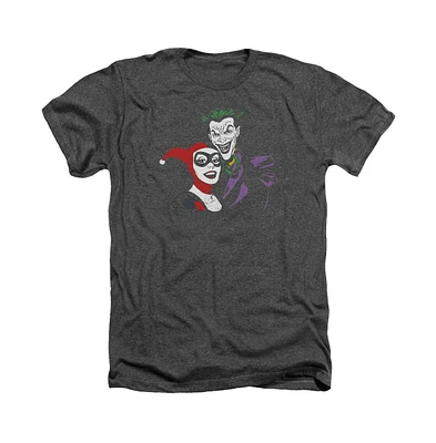 Batman Men's Joker & Harley Adult Heather Tee / T-Shirt