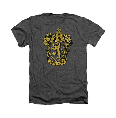 Harry Potter Men's Gryffindor Crest Adult Heather Tee / T-Shirt