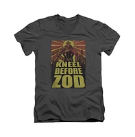 Superman Men's Zod Poster Short Sleeve Adult V Neck Tee / T-Shirt