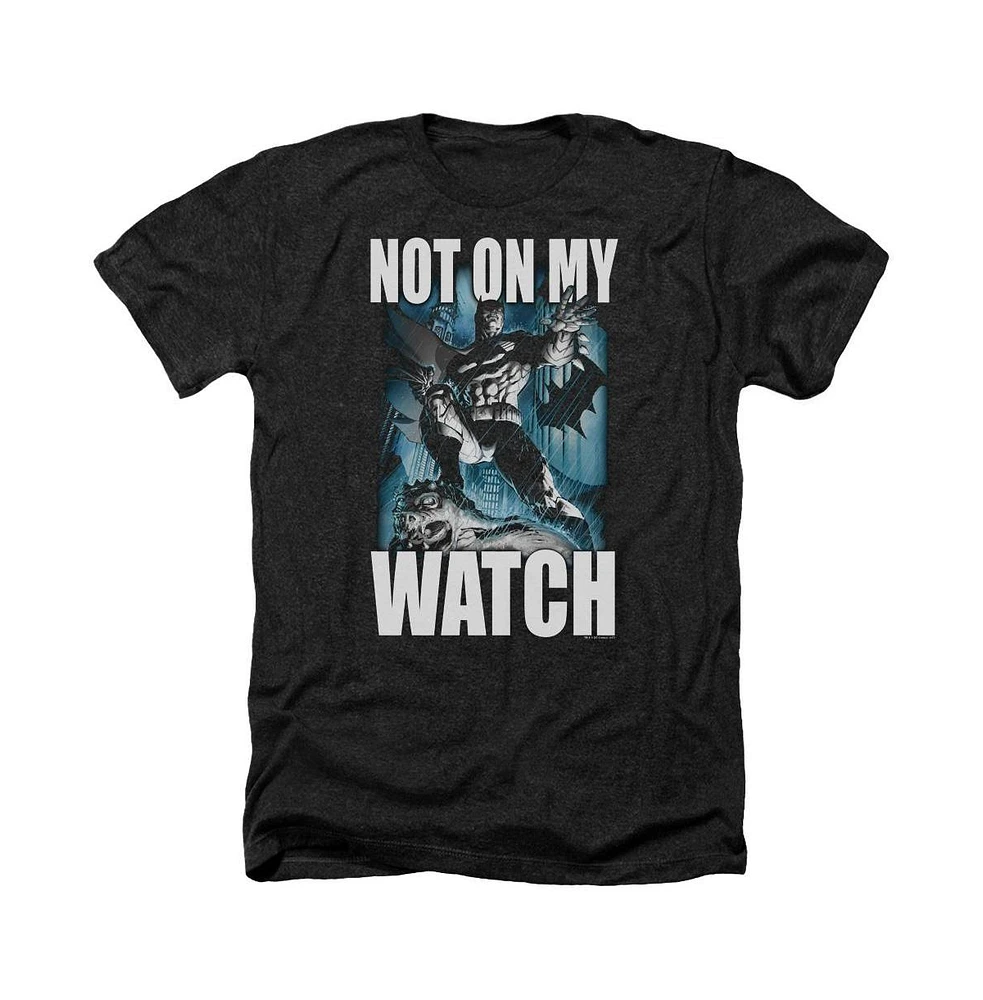 Batman Men's Not On My Watch Adult Heather Tee / T-Shirt