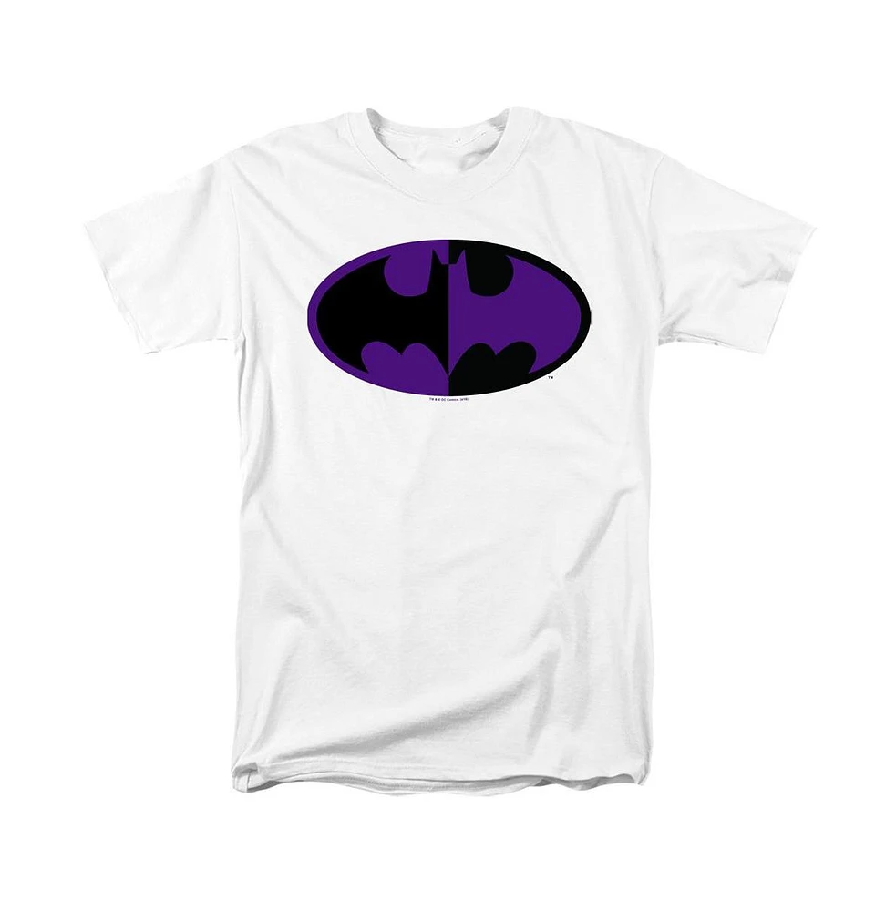 Batman Big & Tall Split Symbol Short Sleeve Adult Tee / T-Shirt