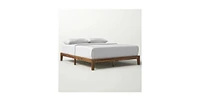 Slickblue Simple Modern Solid Wood Platform Bed Frame for Minimalist Bedroom Style