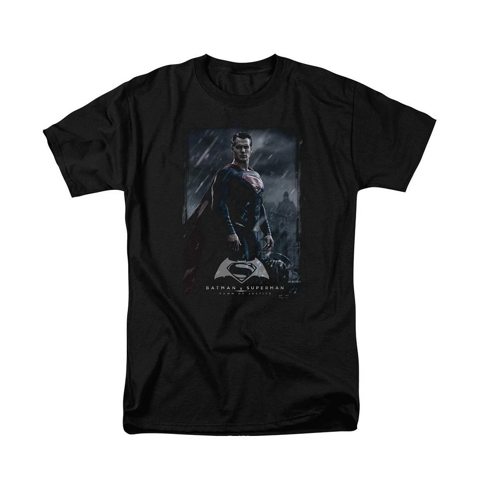 Batman V Superman Big & Tall Supe Poster Short Sleeve Adult Tee / T-Shirt