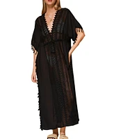 Cupshe Women's Lace Cover-Up Maxi Dress