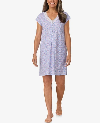 Aria Women's Short Cap Sleeve Sleepshirt