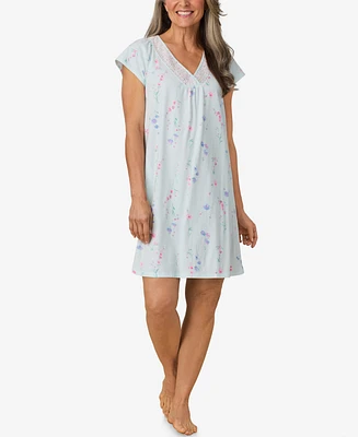 Aria Women's Short Cap Sleeve Sleepshirt