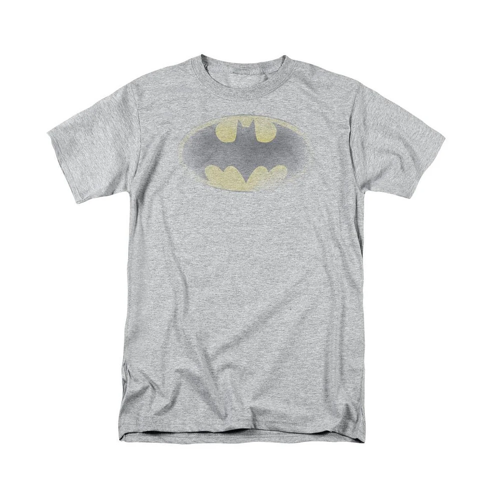 Batman Mens Faded Logo Short Sleeve Adult Tee / T-Shirt