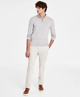 Charles Tyrwhitt Mens Ultimate Non Iron Chino Pants Merino Wool Quarter Zip Sweater