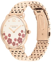 Coach Women's Elliot Rose Gold Tone Stainless Steel Bracelet Watch, 36mm