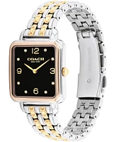 Coach Women's Cass Tri-Tone Stainless Steel Bracelet Watch, 28mm