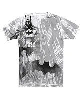 Batman Men's Vigilance Short Sleeve Adult Poly Crew Tee / T-Shirt