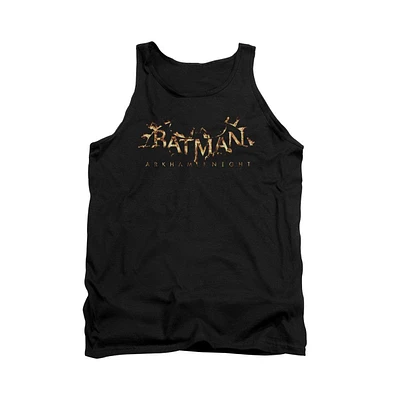 Batman Men's Arkham Knight Ak Flame Logo Adult Tank Top