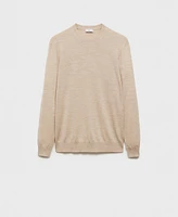 Mango Men's Slim-Fit Merino Wool Sweater