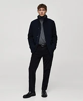 Mango Men's Slim-Fit Corduroy Pants