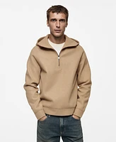 Mango Men's Slim-Fit Hooded Sweatshirt