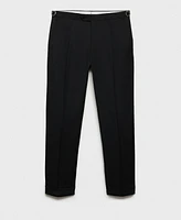 Mango Men's Slim-Fit Tuxedo Suit Pants