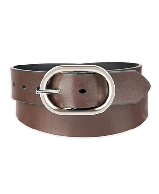 Calvin Klein Reversible Center Bar Buckle Dress Belt