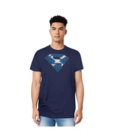 Superman Men's Scottish Shield Short Sleeve Adult Tee / T-Shirt