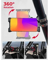 Kemimoto Utv Phone Mount Atv Phone Holder, Fit 4.7"-13" Phone & Tablet, 360° Adjustable Heavy Duty, Compatible with Can-Am Maverick X3 Outlander