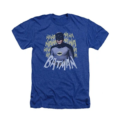 Batman Men's Classic Tv Theme Song Adult Heather Tee / T-Shirt