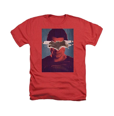 Batman V Superman Mens Poster Adult Heather Tee / T-Shirt