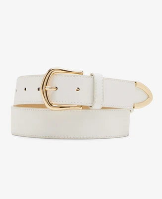 Steve Madden Textured Faux-Leather Belt