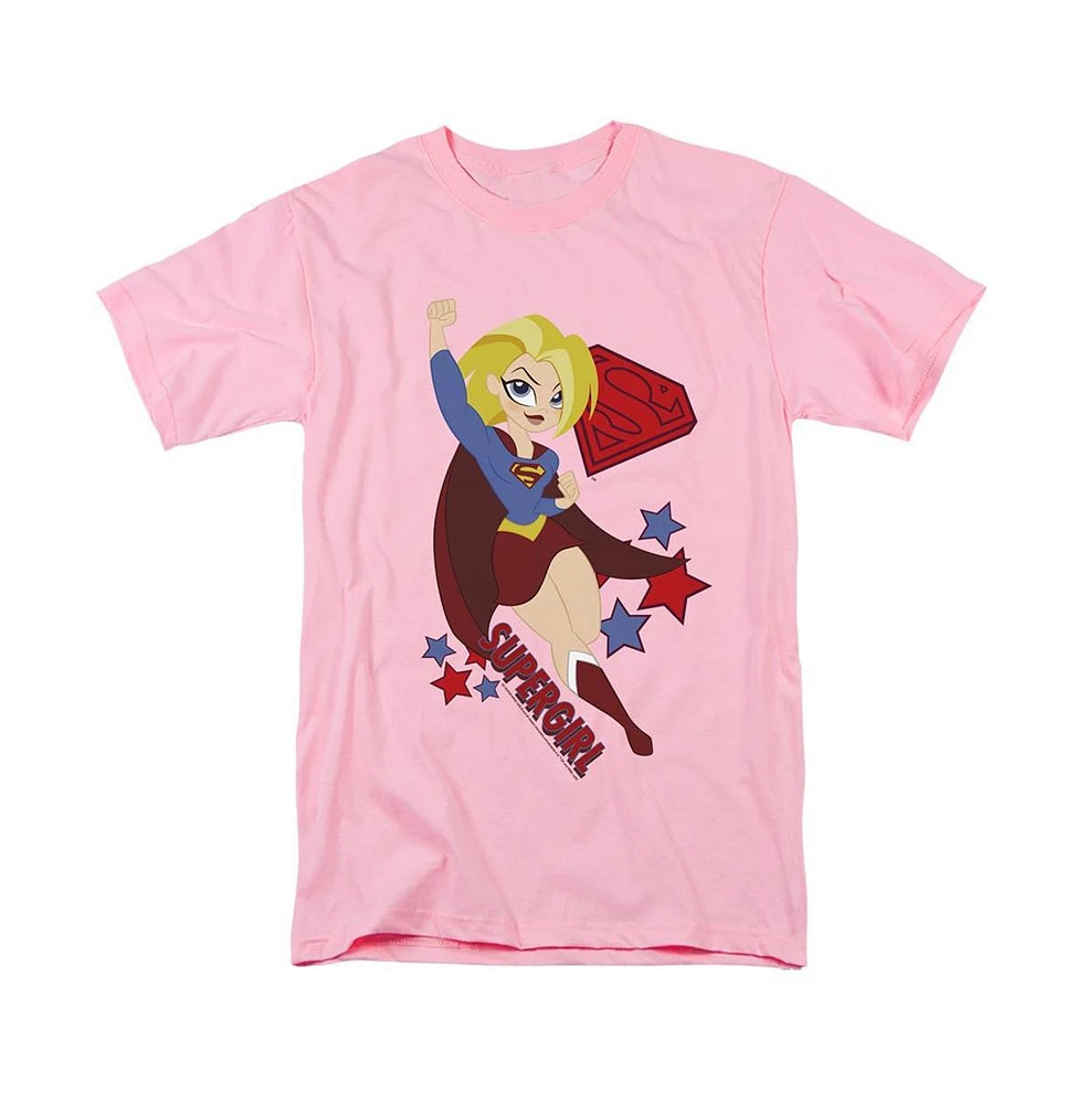 Dc Superhero Girls Big & Tall Dc Comics Superhero Girls Supergirl Short Sleeve Adult Tee / T-Shirt