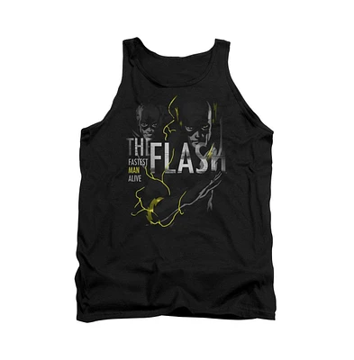 Dc Flash Mens Comics Bold Adult Tank Top