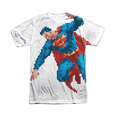 Superman Men's Superbit Short Sleeve Adult Poly Crew Tee / T-Shirt