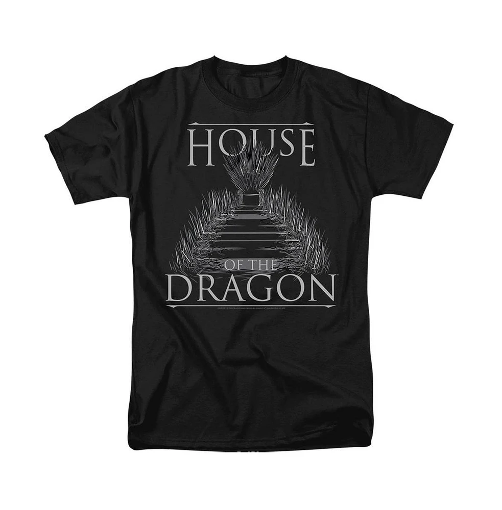 House Of The Dragon Big & Tall Sword Throne Short Sleeve Adult Tee / T-Shirt