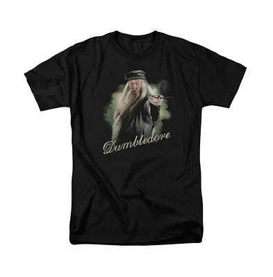 Harry Potter Big & Tall Dumbledore Wand Short Sleeve Adult Tee / T-Shirt