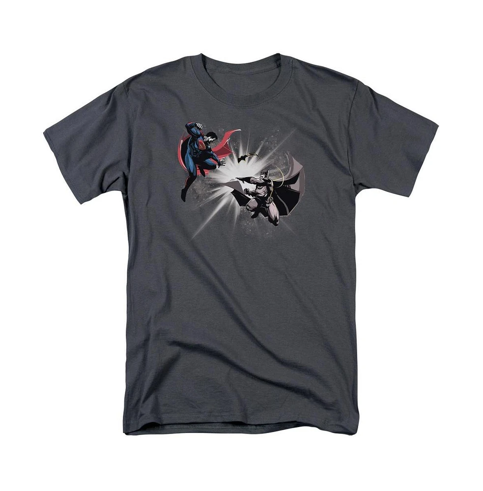 Batman V Superman Men's Fight Burst Short Sleeve Adult Tee / T-Shirt