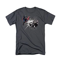 Batman V Superman Men's Fight Burst Short Sleeve Adult Tee / T-Shirt